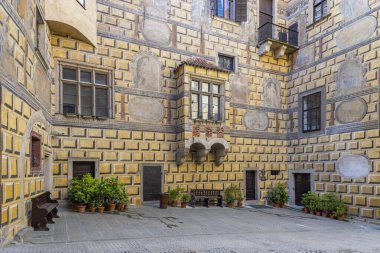 Cesky Krumlov catle, UNESCO sitesi, Güney Bohemya, Çek Cumhuriyeti