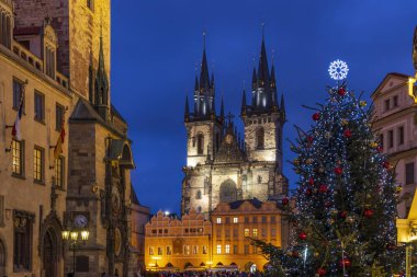 Eski Şehir Meydanı, Noel zamanı, prague, Çek Cumhuriyeti