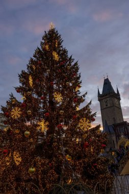 Eski Şehir Meydanı, Noel zamanı, prague, Çek Cumhuriyeti