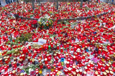Eski cumhurbaşkanı Vaclav Havel 'in Aralık 2011' deki ölümünden sonra, Prag, Çek Cumhuriyeti