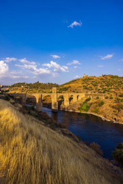 Alcantara Köprüsü (Puente de Alcantara) Roma köprüsü, Alcantara, Extremadura, İspanya