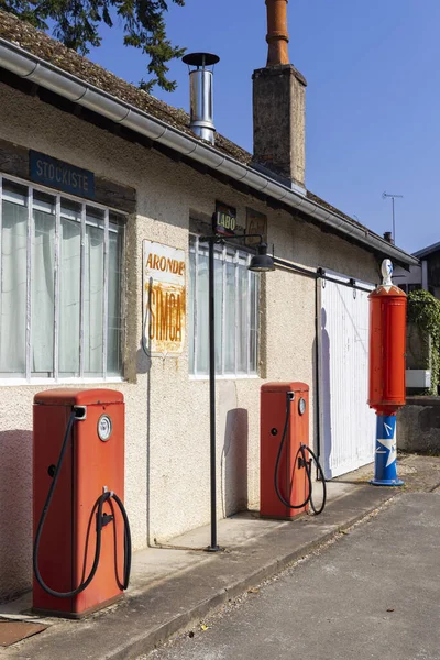 Old Gas Station Marnay Haute Saone France — Stockfoto
