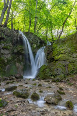 Hajsky waterfall, National Park Slovak Paradise, Slovakia
