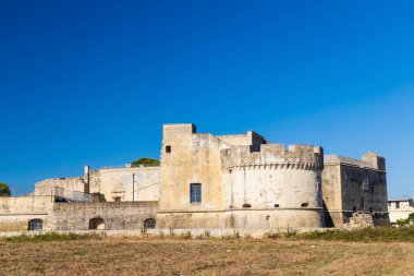 Castello di Acaya kalesi, Lecce ili, Apulia, İtalya