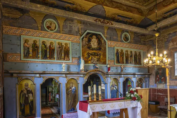 Roma Katolik Aziz Cosmas Kilisesi Damian Kilisesi Skwirtne Küçük Polonya — Stok fotoğraf