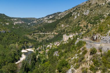 Gorges du Tarn, Occitania bölgesi, Aveyron bölümü, Fransa