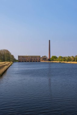 Ir. D. F. Woudagemaal is the largest steam pumping station ever built in world, UNESCO site, Lemmer, Friesland, Netherlands