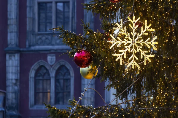 プラハ チェコ共和国のクリスマスツリー — ストック写真