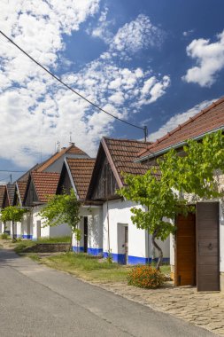 Traditional wine cellars in Blatnice pod Svatym Antoninkem, Slovacko, Southern Moravia, Czech Republic