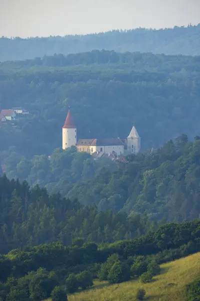 Krivoklat Kungliga Slottet Mellersta Böhmen Tjeckien — Stockfoto