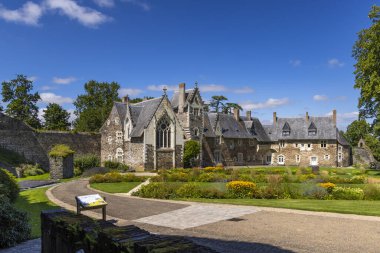 Chateau du Plessis Mace, Pays de la Loire, Fransa