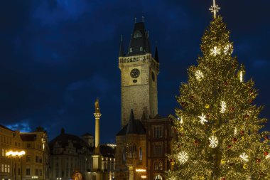 Eski Şehir Meydanı, Noel zamanı, prague, Çek Cumhuriyeti