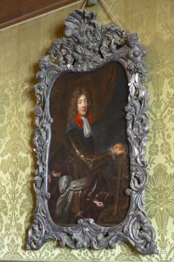 Serrant Kalesi İçişleri (Chateau de Serrant), Saint-Georges-sur-Loire, Maine-et-Loire Departmanı, Fransa