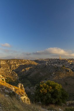 UNESCO sitesi - Matera antik kenti (Sassi di Matera) Basilicata, Güney İtalya