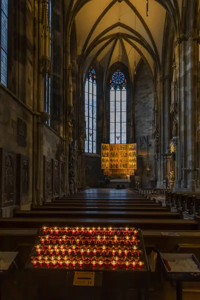 Интерьер Собора Святого Стефана Вене Австрия — стоковое фото