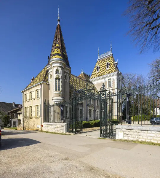 Шато Озил Кассель Замок Бургунди Франция — стоковое фото