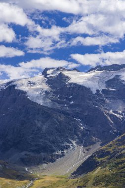 Col de l 'Iseran yakınlarındaki manzara, Savoy, Fransa