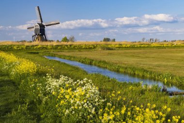 Windmill Broekmolen, Molenlanden - Nieuwpoort, Hollanda
