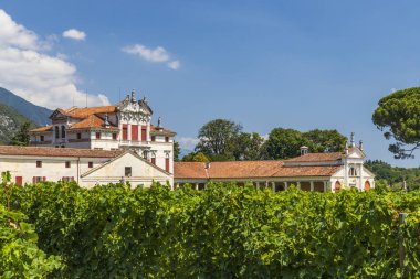 Villa Angarano, Bassano del Grappa, Veneto, Kuzey İtalya.