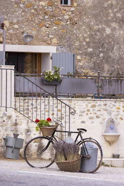 Nature Morte Avec Vélo Provence France — Photo