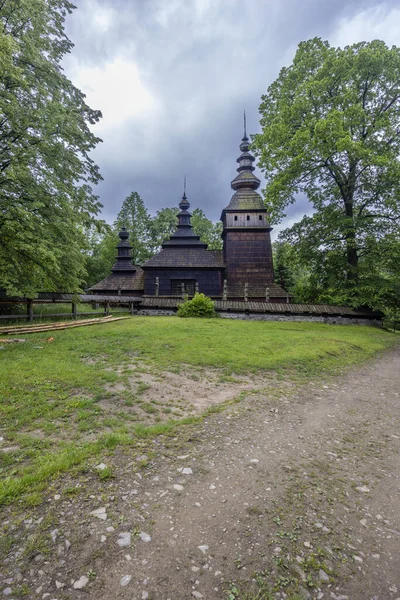 Kostel Svatých Damianů Kotanu Podkarpatské Vojvodství Polsko — Stock fotografie