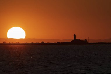 Lighthouse Phare de la Gacholle,  Parc Naturel regional de Camargue, Provence, France