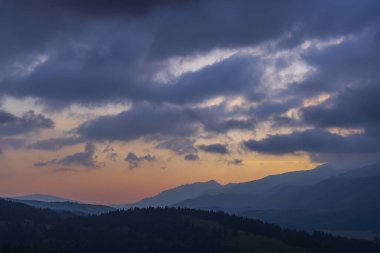Sonbahar zamanı düşük Tatras, Slovakya
