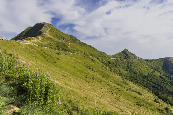 Puy Mary 1783 Road Cantal Auvergne Rhone Alpes Region France — Stock Photo, Image