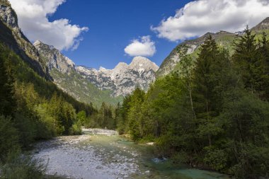 Landscape near Vrsic, Triglavski national park, Slovenia