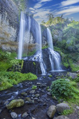 Agizoux, Haute-Loire, Fransa yakınlarındaki Şelale Şelalesi
