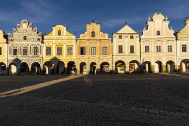 Telc, Unesco dünya mirası bölgesi, Güney Moravya, Çek Cumhuriyeti.