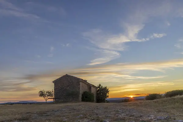 Chapel Plateau Valensole Provence France — Fotografia de Stock
