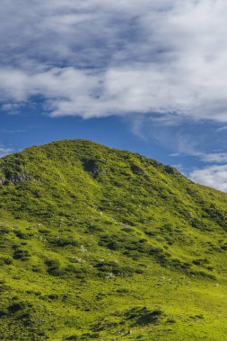 Col d 'Agnes yakınlarındaki manzara, Ariege Bölümü, Pireneler, Fransa
