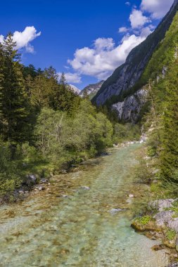 Landscape near Vrsic, Triglavski national park, Slovenia