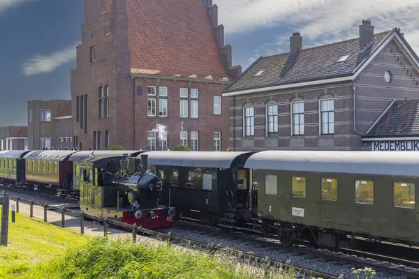 Steam Locomotive Medemblik Noord Holland Netherlands — Stock Photo, Image
