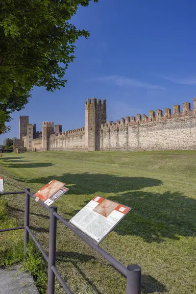 Ancient Walls Montagnana Padova Province Veneto Italy — Stock Photo, Image