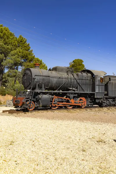 Steam Engine Oldest Copper Mines World Minas Riotinto Spain — Stock Photo, Image