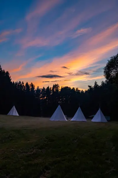 Скаутский Лагерь Западная Чехия — стоковое фото