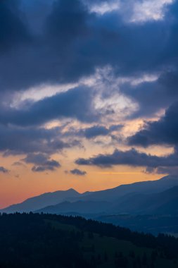 Sonbahar zamanı düşük Tatras, Slovakya