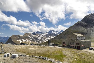Col de l 'Iseran yakınlarındaki manzara, Savoy, Fransa