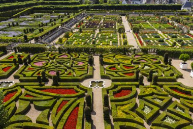 Chateau de Villandry, UNESCO Dünya Mirası Sitesi, Villandry, Indre-et-Loire