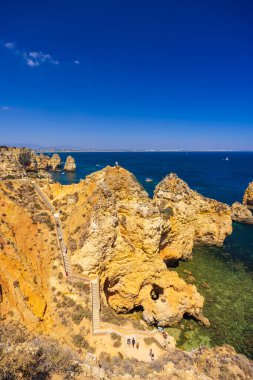 Portekiz, Lagos yakınlarındaki Algarve kıyısında.