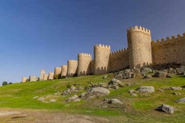 Avila 'daki Ortaçağ Duvarları, UNESCO sitesi, Kastilya ve Leon, İspanya