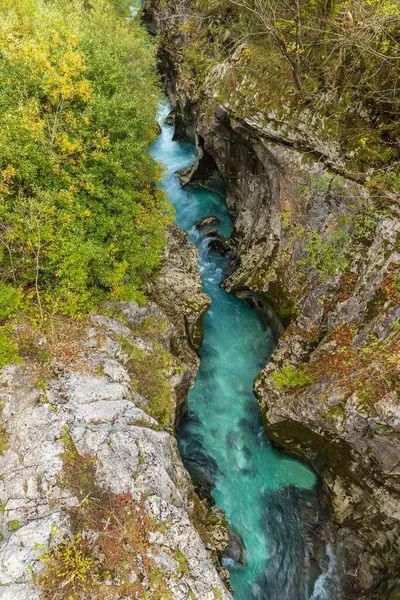 Great Soca Gorge (Velika korita Soce), Triglavski Ulusal Parkı, Slovenya