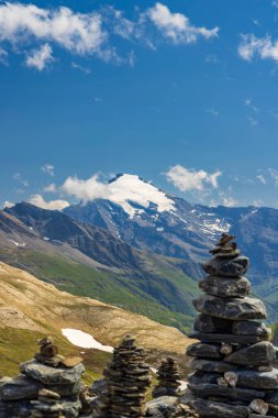 Col de l 'Iseran yakınlarındaki manzara, Savoy