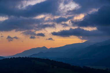 Sonbahar zamanı düşük Tatras, Slovakya