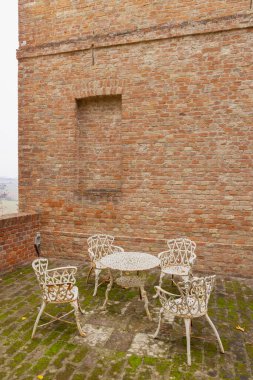 Castello di Razzano kalesi, Piedmont, İtalya