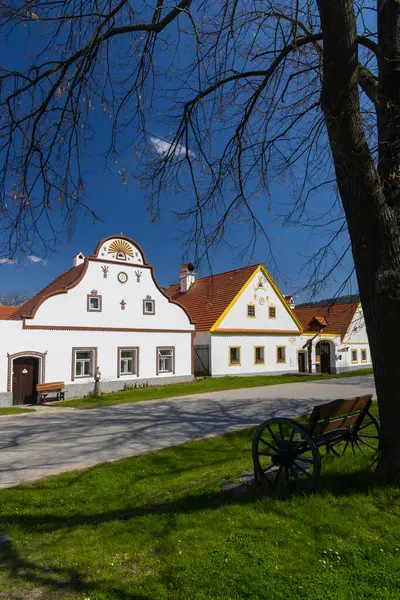 Holasovice Landsby Unesco Site Southern Bohemia Tjekkiet - Stock-foto