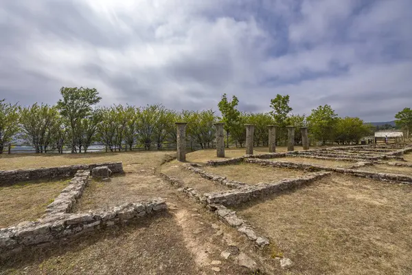 Juliobriga Ruins Most Important Urban Center Roman Cantabria Site Traditionally — Stock Photo, Image