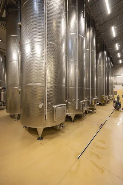Modern Production Wine Cellar Nervesa Della Battaglia Province Treviso Region — Stock Photo, Image